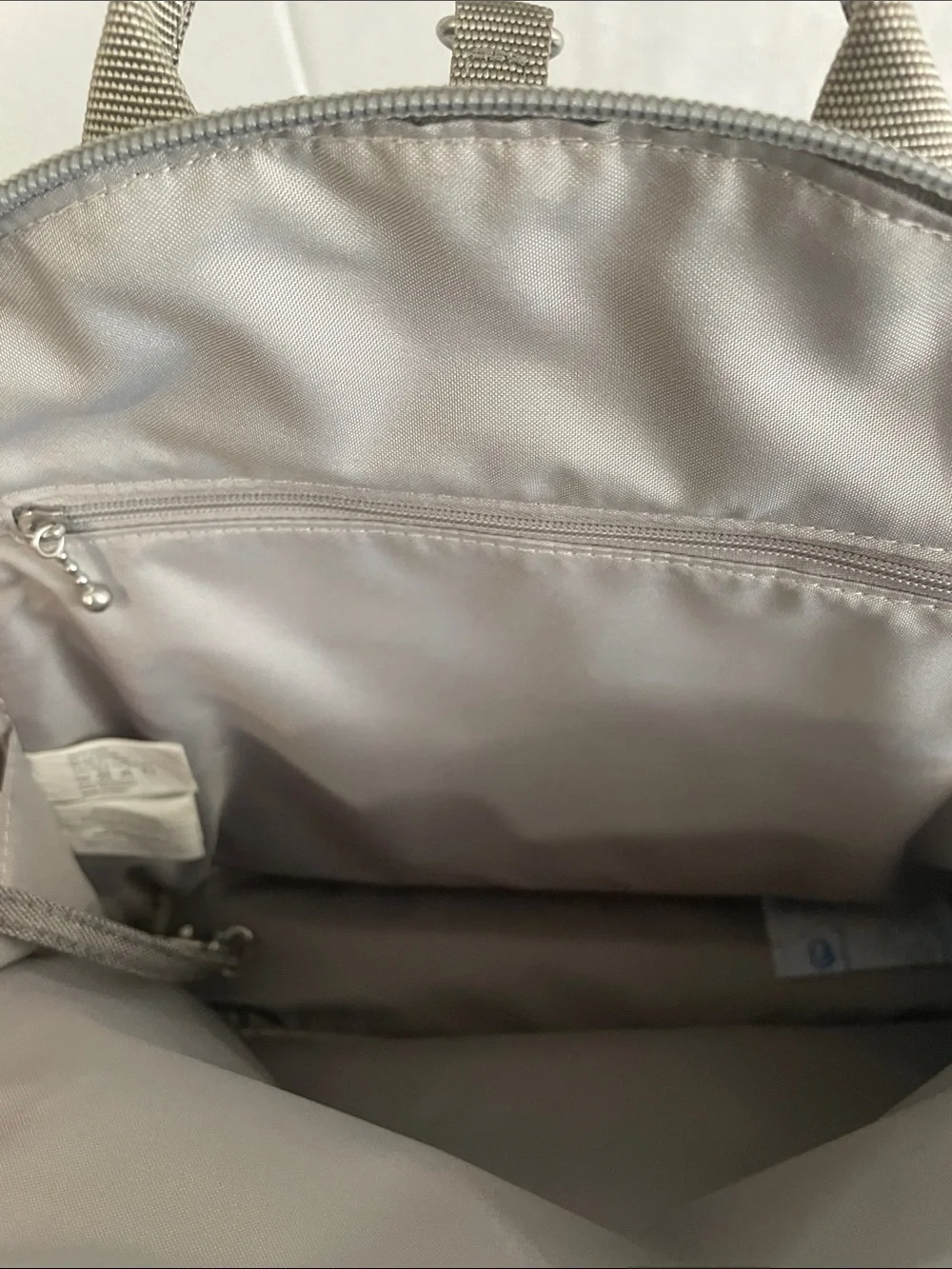 Baggallini Gray Two-Tone Women's Backpack New with Tags
